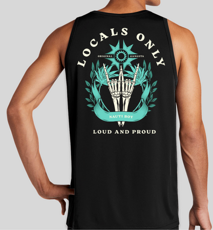 Nauti Boy "Locals Only" Black Tank