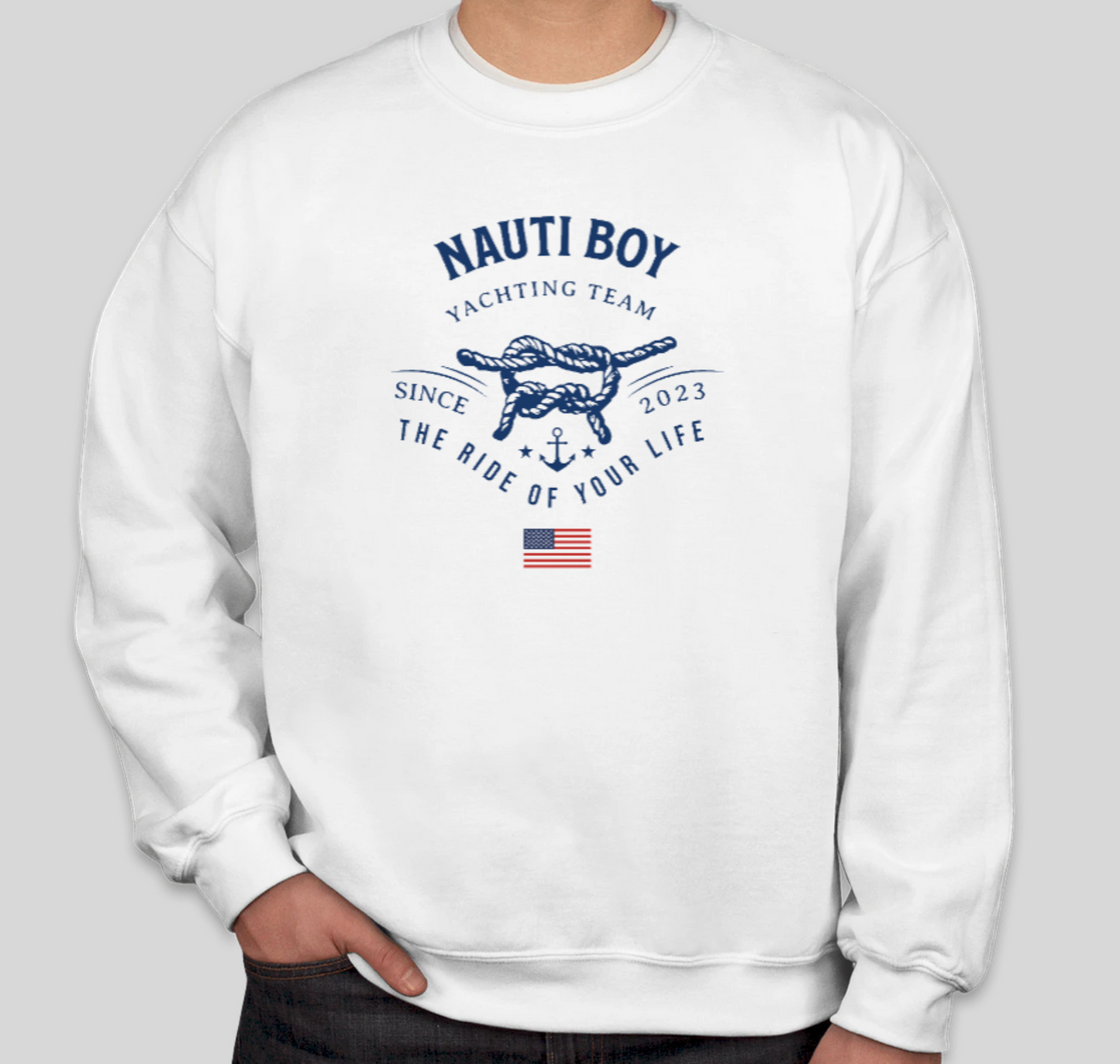 Nauti Boy "MONARCH" Crewneck